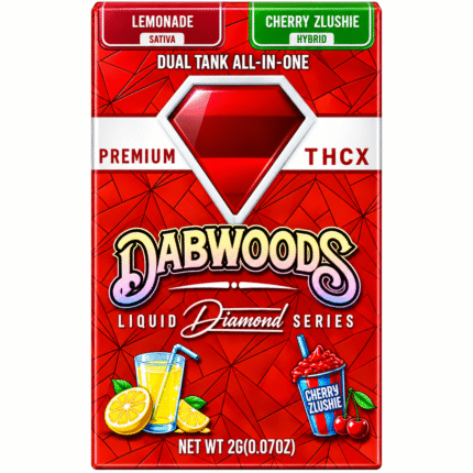 X1 2ML Dabwoods Liquid Diamond Duals THCX Pods UK Compliant
